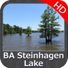 B A Steinhagen Texas HD GPS fishing map offline
