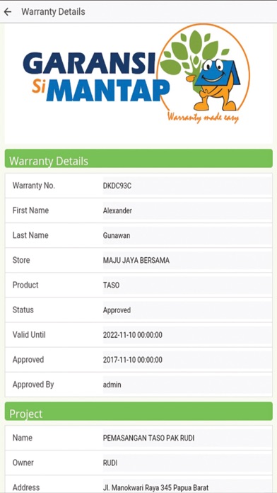 Garansi SiMantap screenshot 4