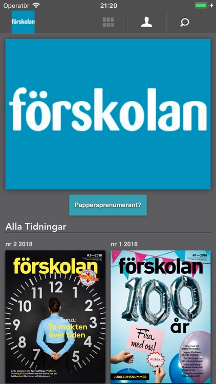 Tidningen Förskolan