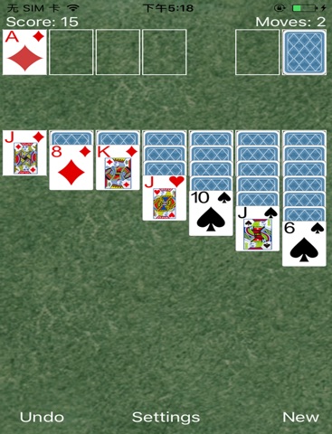 The ⋆Spider Solitaire⋆ Classic screenshot 2