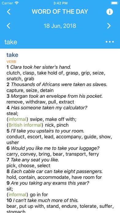 Oxford Thesaurus for ... screenshot1