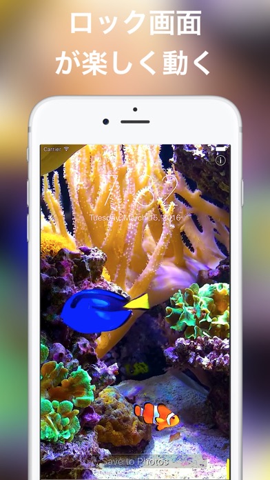 ロック画面用の水族館ライブ壁紙 Iphone最新人気アプリランキング Ios App