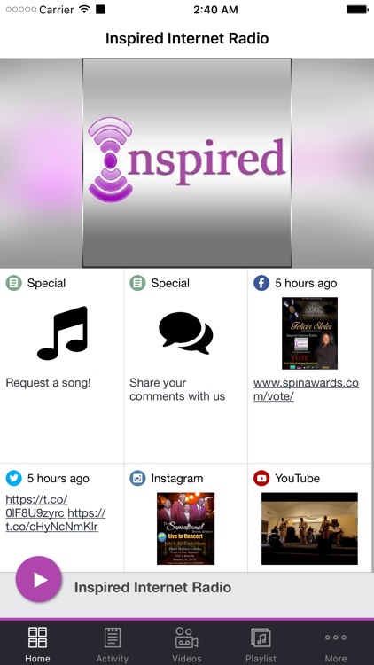 Inspired Internet Radio