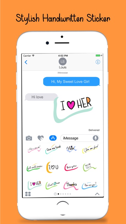 Handwritten Message Stickers Pack screenshot-3