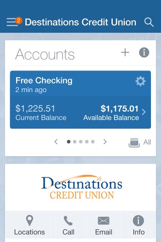 Destinations Credit Union screenshot 2
