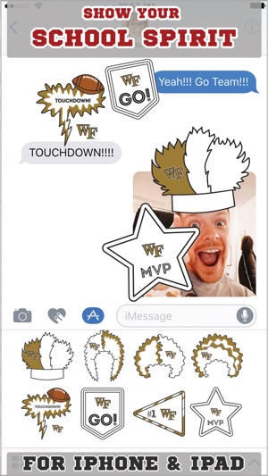 Wake Forest Demon Deacons Stickers for iMessage(圖1)-速報App