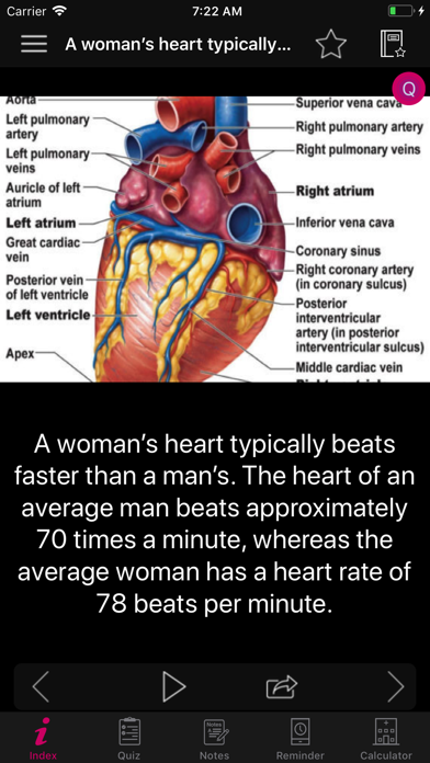 Human Heart Facts & Quiz 3000 screenshot 2