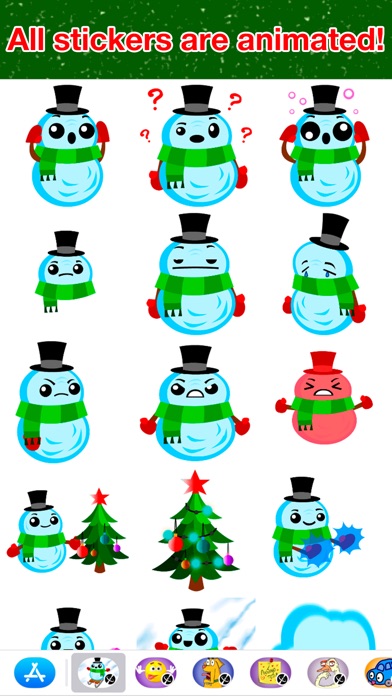 Snowman - Animated stickers screenshot 3