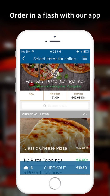 Four Star Pizza Ireland App