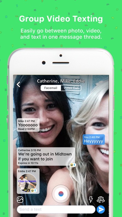 Facemail - Group Video Message screenshot 4