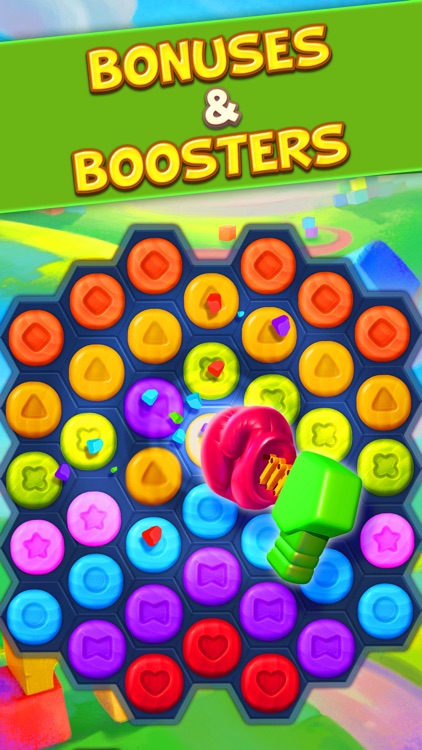 Toy Party: Match 3 Hexa Blast! screenshot-3