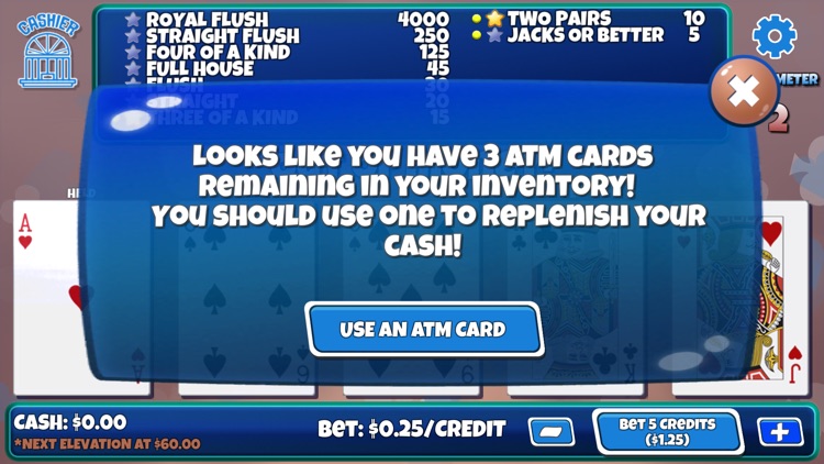 Elevated Video Poker screenshot-3