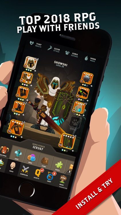 Questland: Turn Based RPG screenshot-0