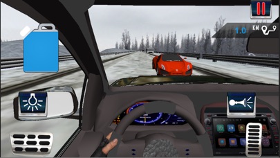 Snowy Racing Car 3D screenshot 3