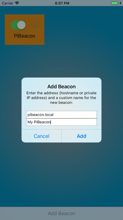 PiBeacon - mobile edition