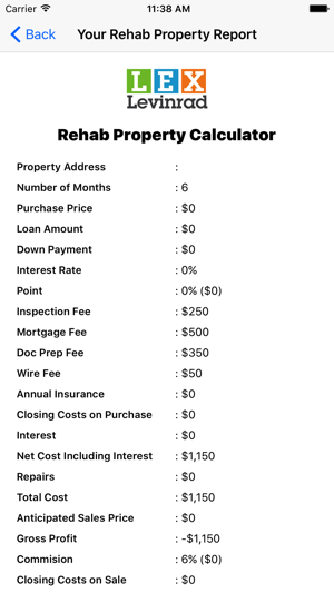 Rehab Property Calculator(圖3)-速報App