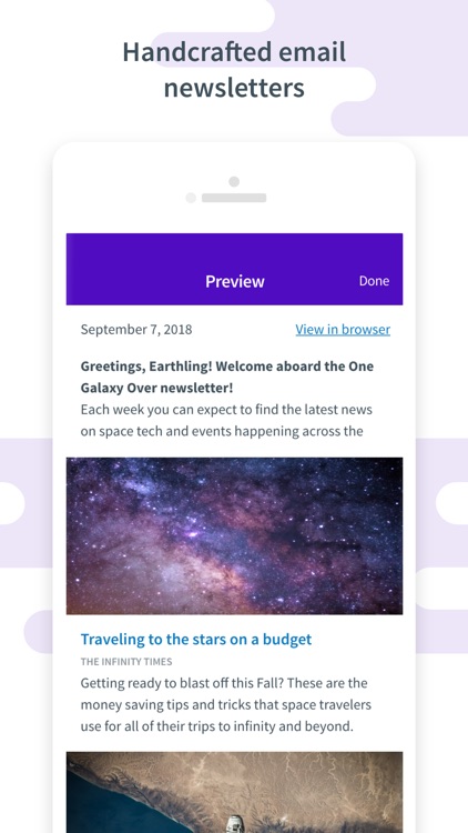 Curate: Simple Email Marketing screenshot-0