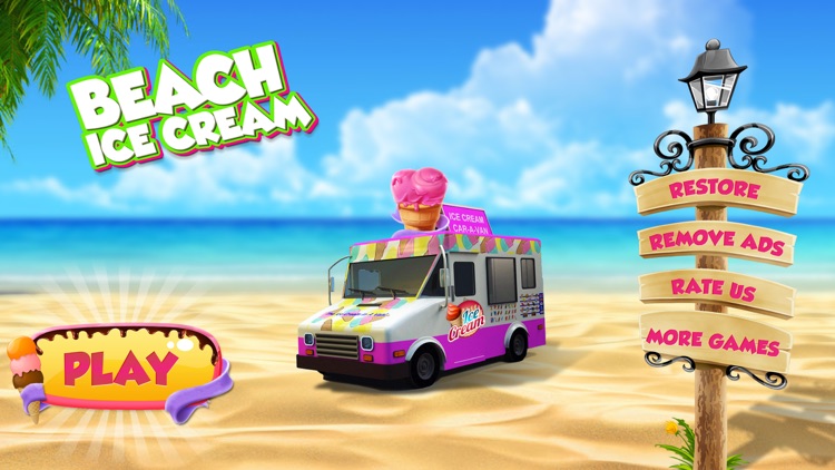 Beach Ice Cream Truck Delivery