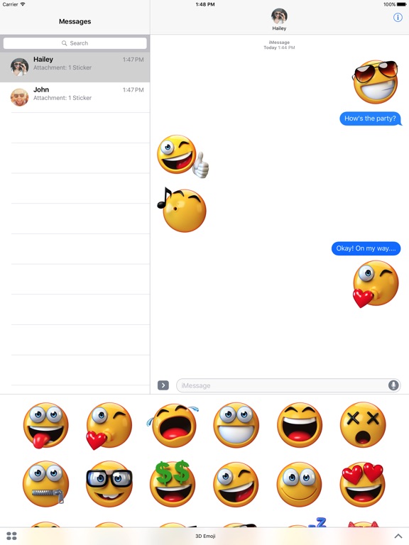 Big Emoji Stickers - Extra Funny Sticker Emojis for Messages & Texting by  EDB Group