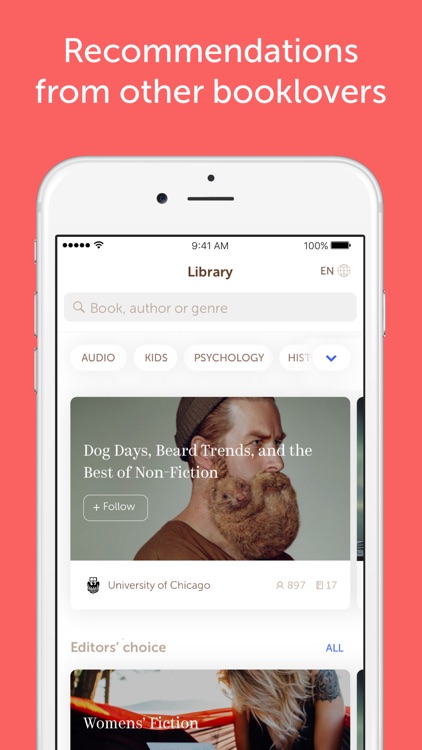 Bookmate. Reading made easy.