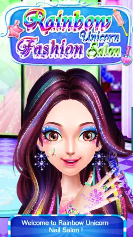 Game screenshot Rainbow Unicorn Fashion Salon mod apk