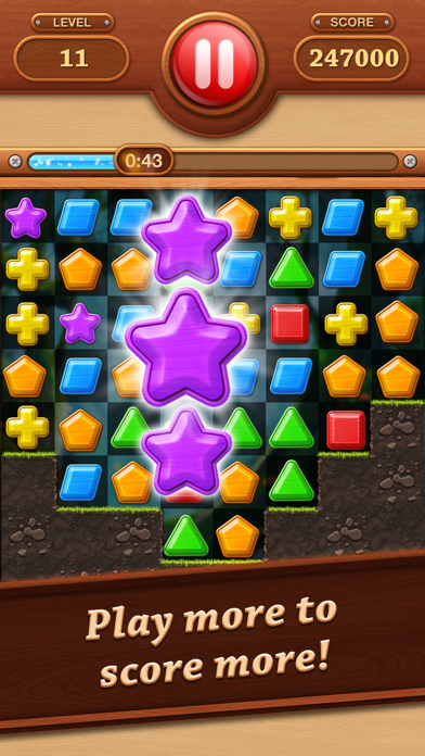 Wooden Match 3 - Puzzle Blast screenshot 3