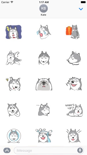 Husky Dog - Huskymoji Sticker(圖2)-速報App