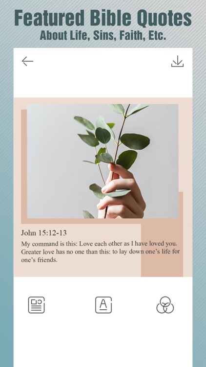 Bible Lens - add Bible quotes