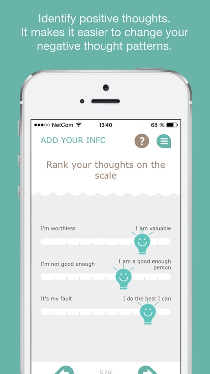 Mindfit stop negative thoughts