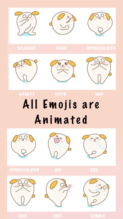 Dog Lovers Animated Emoji Stickers