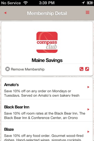 Maine Savings Compass Club screenshot 2