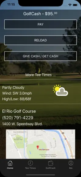 Game screenshot El Rio Golf Tee Times apk