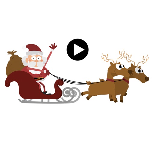 Happy Santa Animated Sticker icon