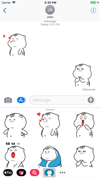 Funny Kitten Animated Stickers