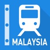 Malaysia Rail Map - Kuala Lumpur, Borneo