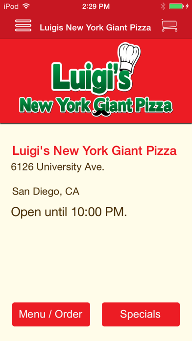 How to cancel & delete Luigi's New York Giant Pizza from iphone & ipad 1