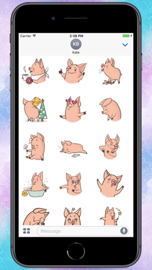 Sweetie Piggy Stickers(圖1)-速報App