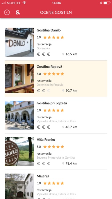 Ocene gostiln screenshot 4