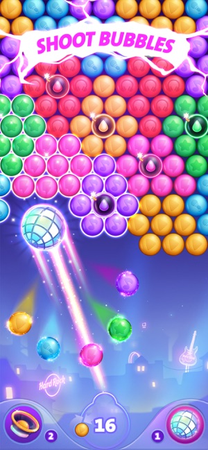 Hard Rock Bubble Shooter