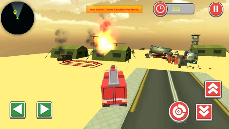 911 Blocky Ambulance Sim Game screenshot-3