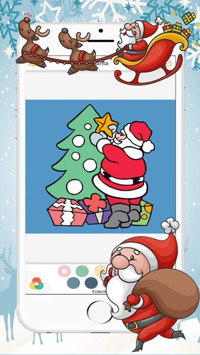 How to cancel & delete Santa Claus - Merry Christmas Coloring Book from iphone & ipad 3