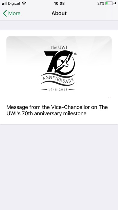 UWI 70th Anniversary Calendar screenshot 4