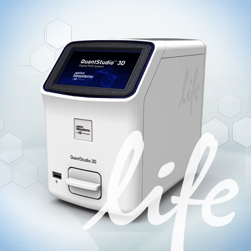 Digital PCR in 3D icon