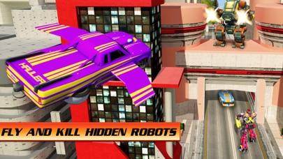 Flying Car War Hero Robot screenshot 4