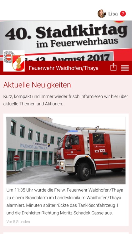 Feuerwehr Waidhofen/Thaya