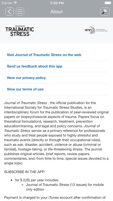 JTS Journal of Traumatic Stres screenshot 3