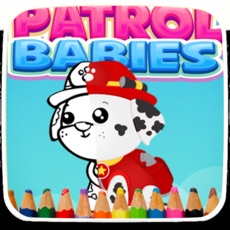 Activities of Pet Coloring Book Patrol Dogs