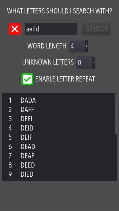 How to cancel & delete WordFinder - Anagram from iphone & ipad 2