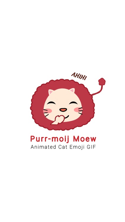 Purr-moij Moew - Animated Cat Emoji GIF