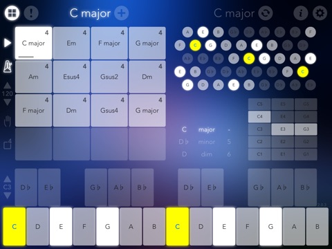 Navichord Lite chord sequencer screenshot 2